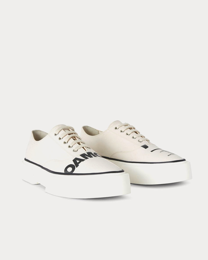 OAMC Inflate Plimsole Natural White Low Top Sneakers - Sneak in Peace