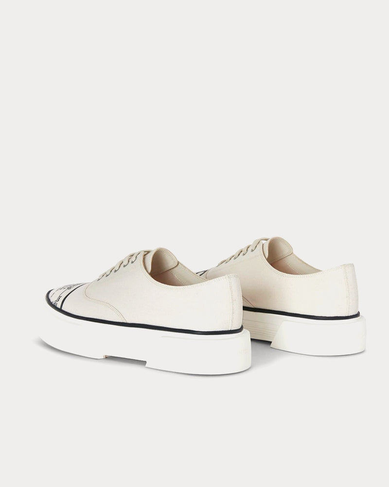 OAMC Inflate Plimsole Natural White Low Top Sneakers - 4