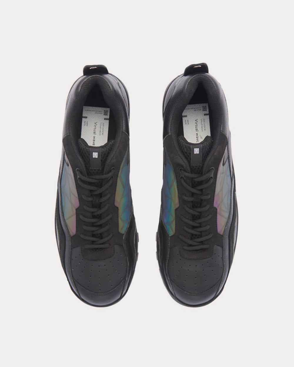 OAO Virtual Orbit Black Low Top Sneakers - Sneak in Peace