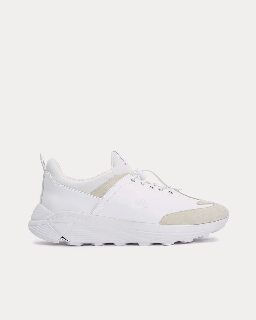 OAO Mona White Low Top Sneakers - Sneak in Peace