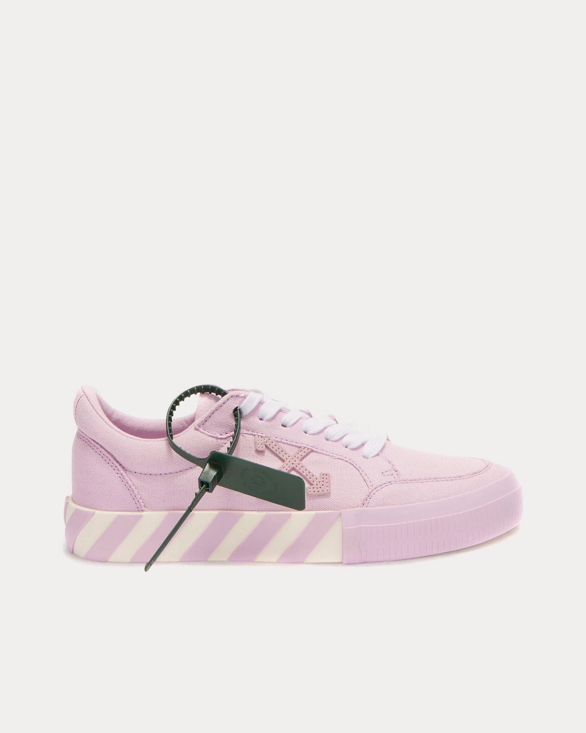 Off-White Low Vulcanized Canvas Lilac / Lilac Low Top Sneakers - 1