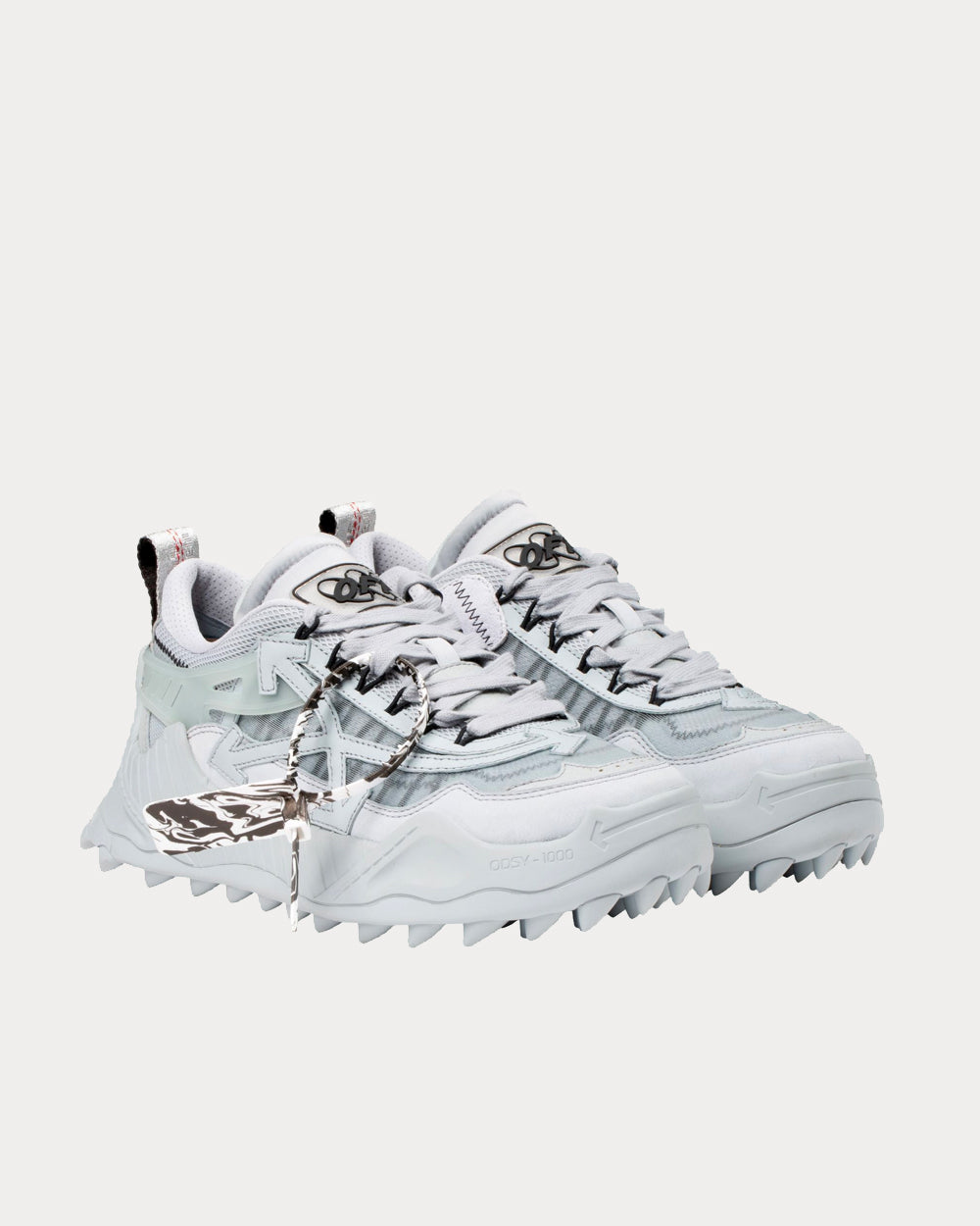 Off-White ODSY-1000 Light Grey Low Top Sneakers - 2