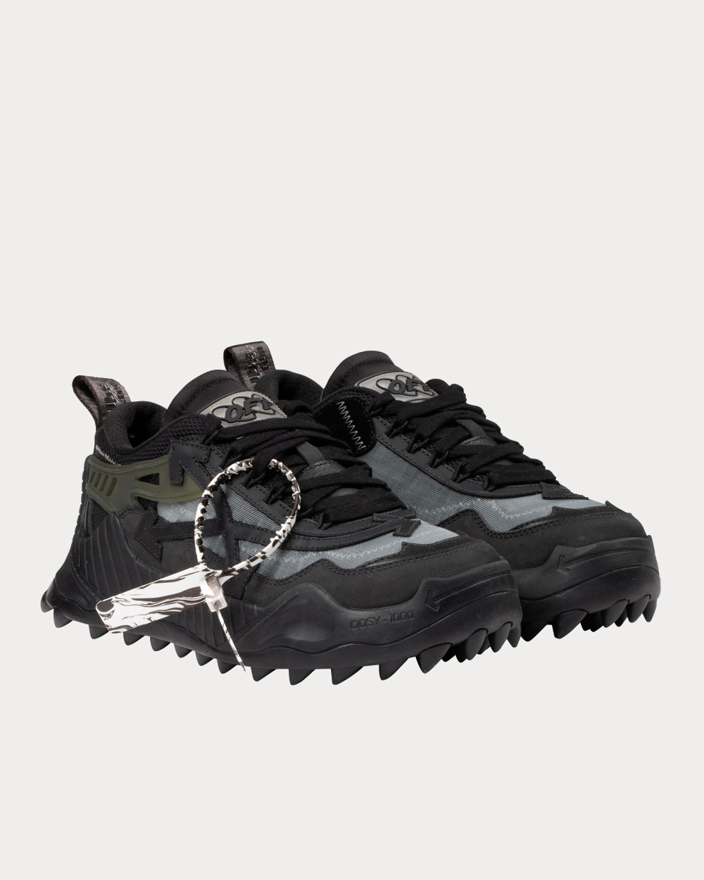 Off-White ODSY-1000 Black / Grey Low Top Sneakers - 2