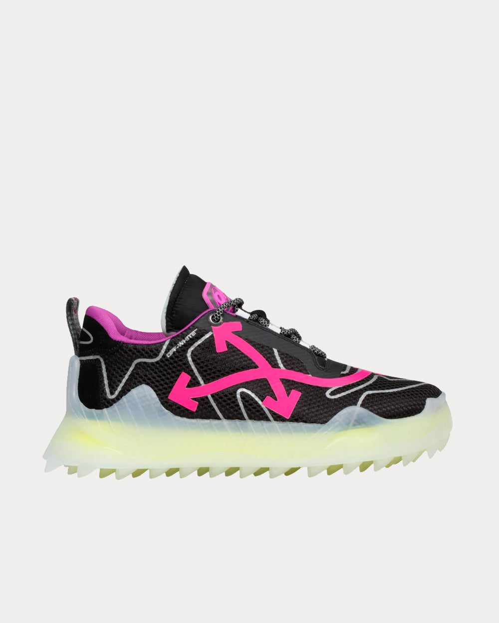 Off-White ODSY-1000 Trasparent Fuchsia Low Top Sneakers - 1