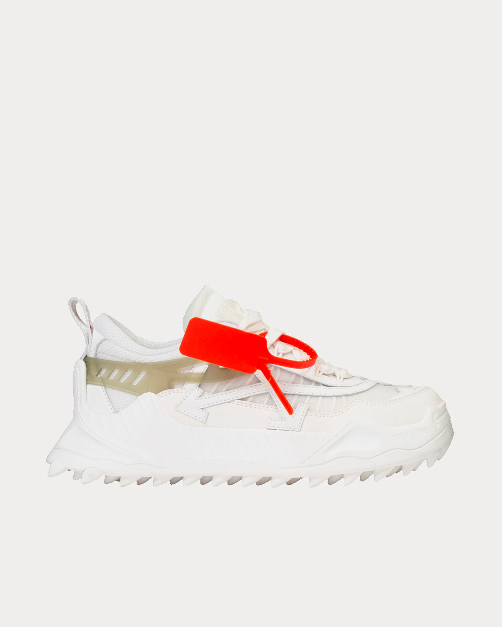 Off-White ODSY-1000 White Light Grey Low Top Sneakers - 1