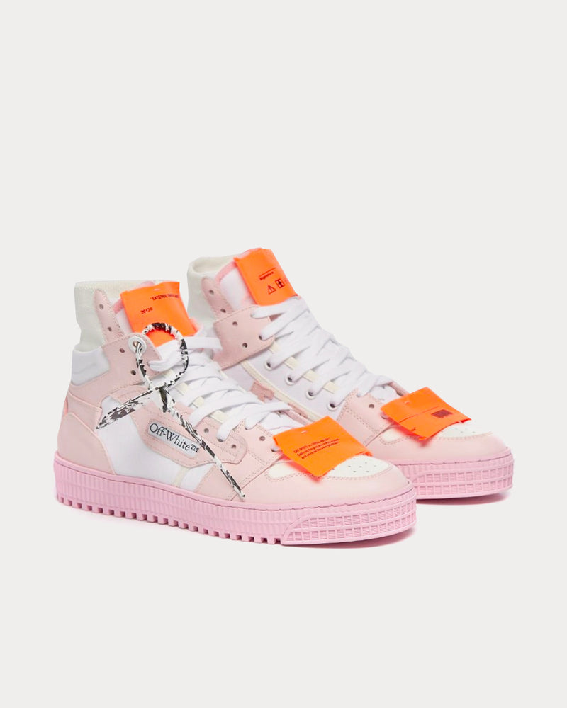 Off-White Off-Court 3.0 Pink High Top Sneakers - 2