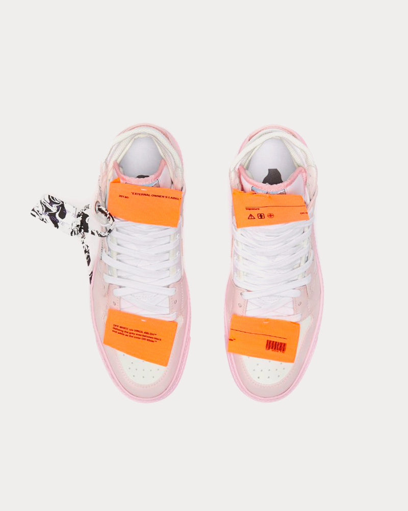 Off-White Off-Court 3.0 Pink High Top Sneakers - 3