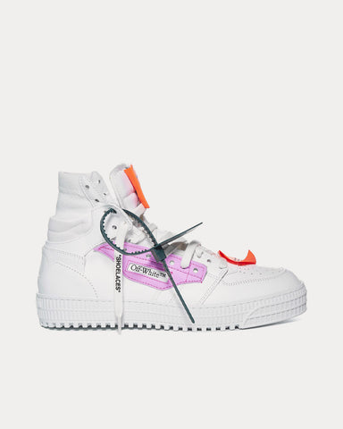 Off-White Off-Court 3.0 White / Fuchsia High Top Sneakers