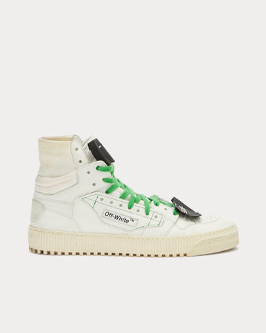 Off-White Off-Court 3.0 White / Green High Top Sneakers