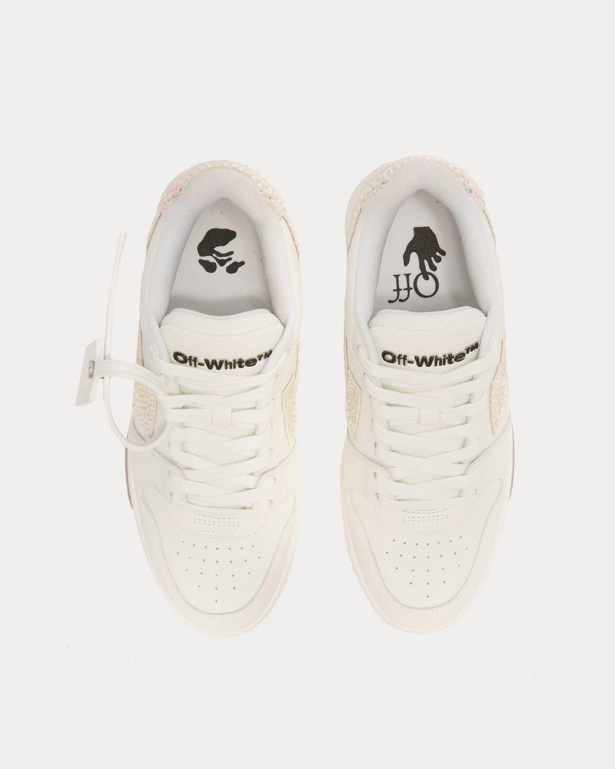 Off-White Out Of Office Strass Arrow White / White Low Top Sneakers - 2