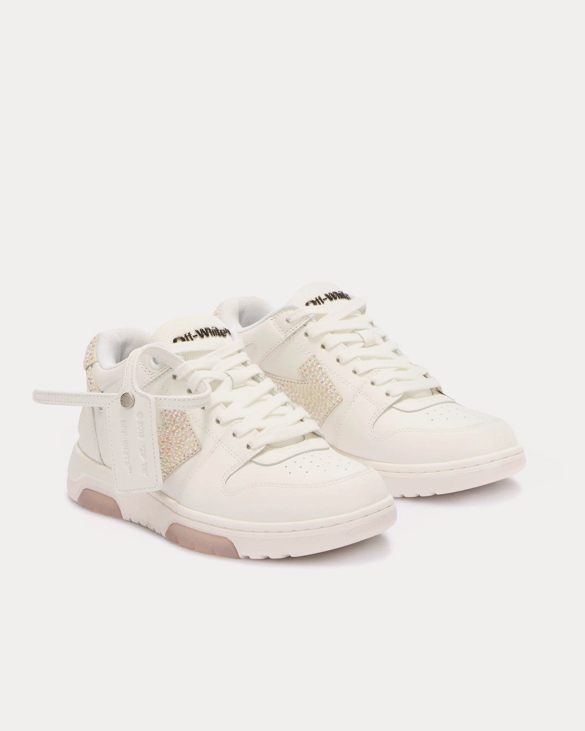 Off-White Out Of Office Strass Arrow White / White Low Top Sneakers - 3