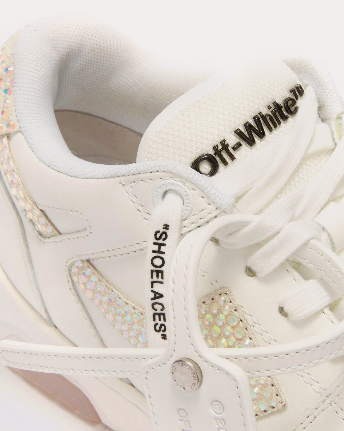 Off-White Out Of Office Strass Arrow White / White Low Top Sneakers - 5