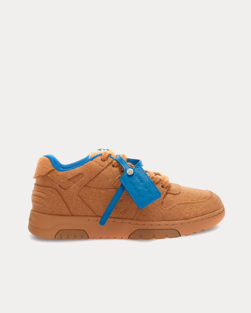 Off-White Out Of Office Wool Camel / Blue Low Top Sneakers - 1