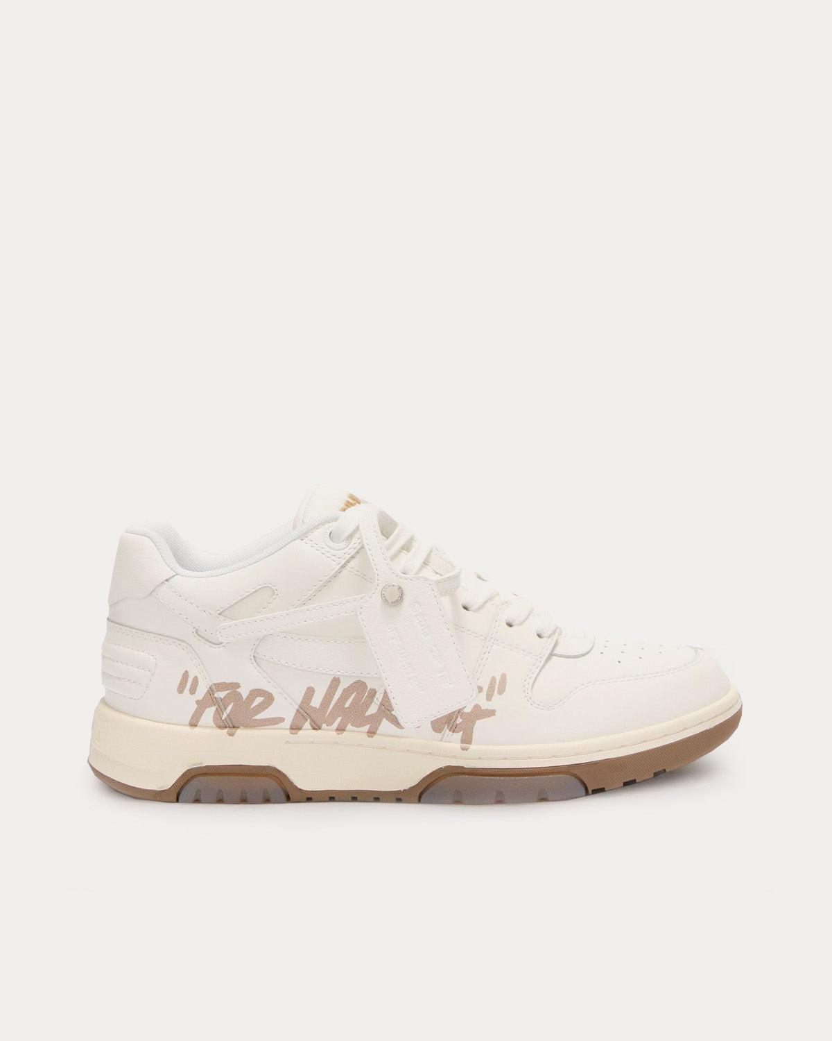 Off white brown shoes best sale