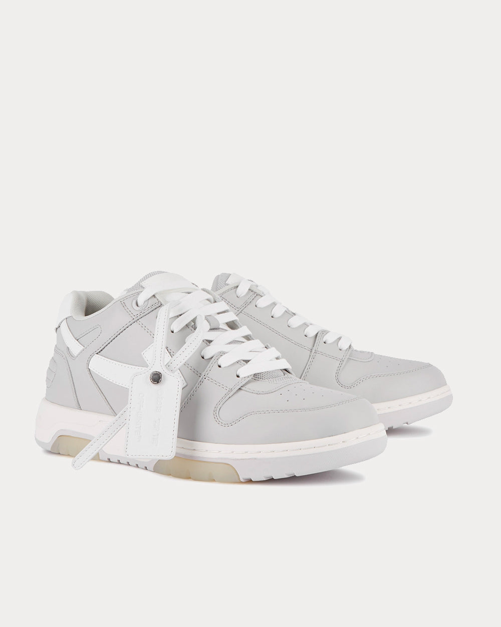 Off-White Out of Office Grey Low Top Sneakers - 2