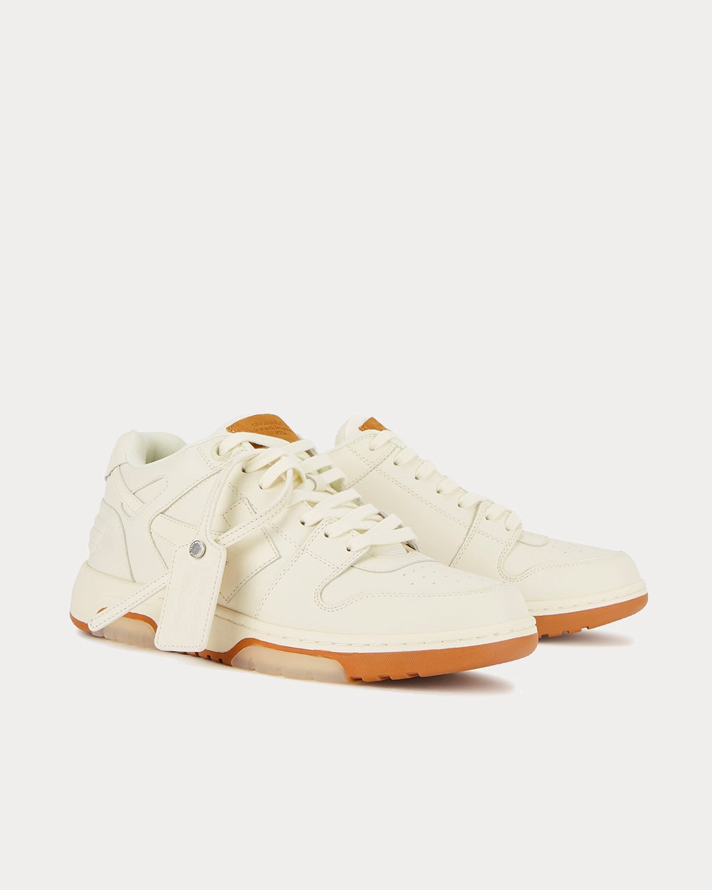 Off-White Out of Office Beige Low Top Sneakers - 2