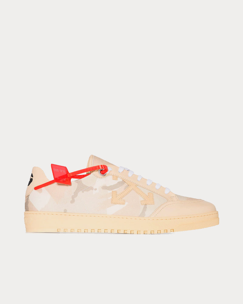 Off-White x Browns Vulcanised 50 Neutral Low Top Sneakers - 1