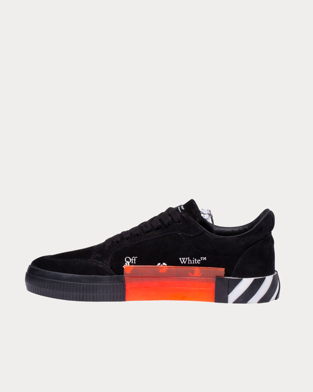 Off-White - Vulcanized Black Green Low Top Sneakers