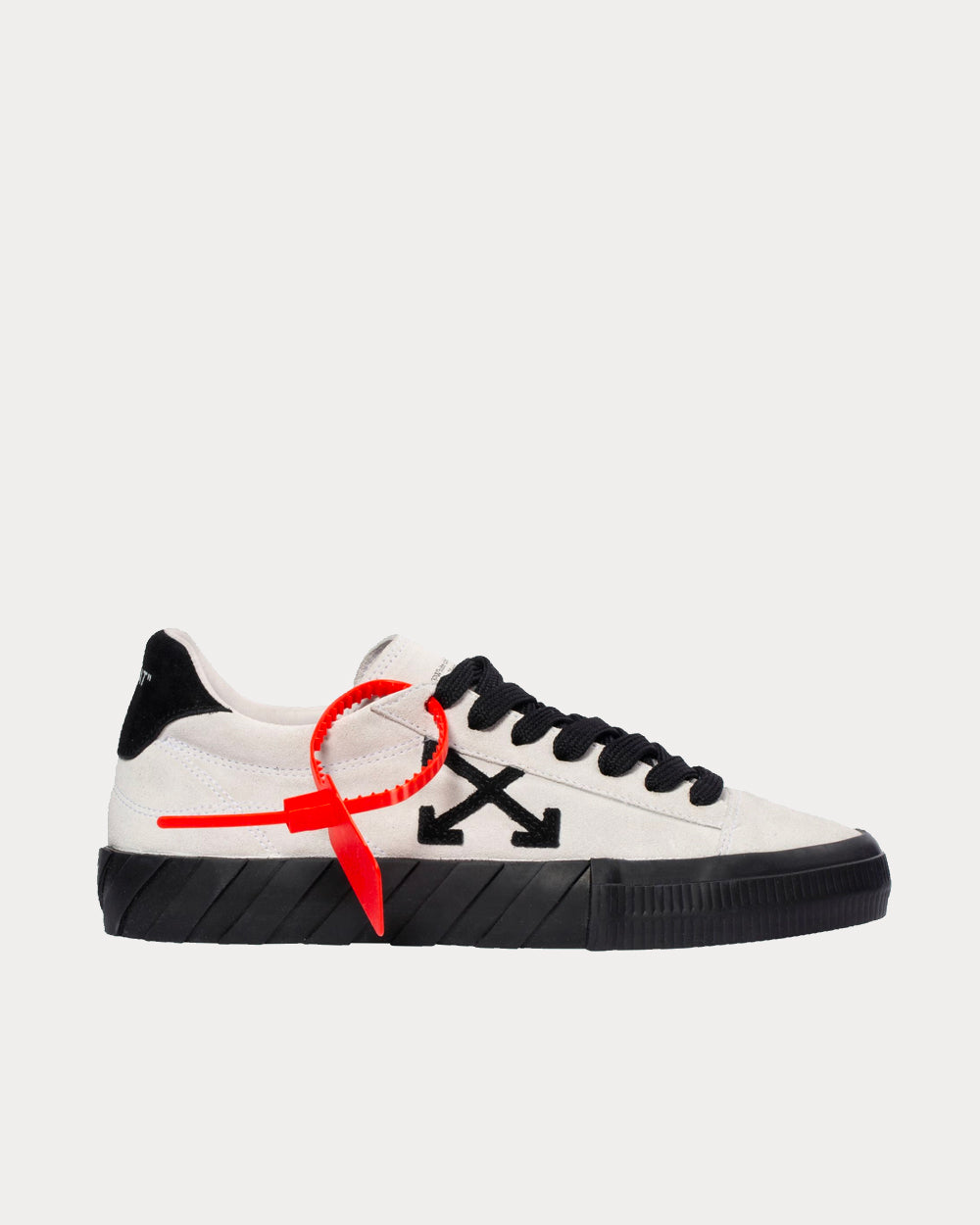 Off-White Low Vulcanized White / Black Low Top Sneakers - 1