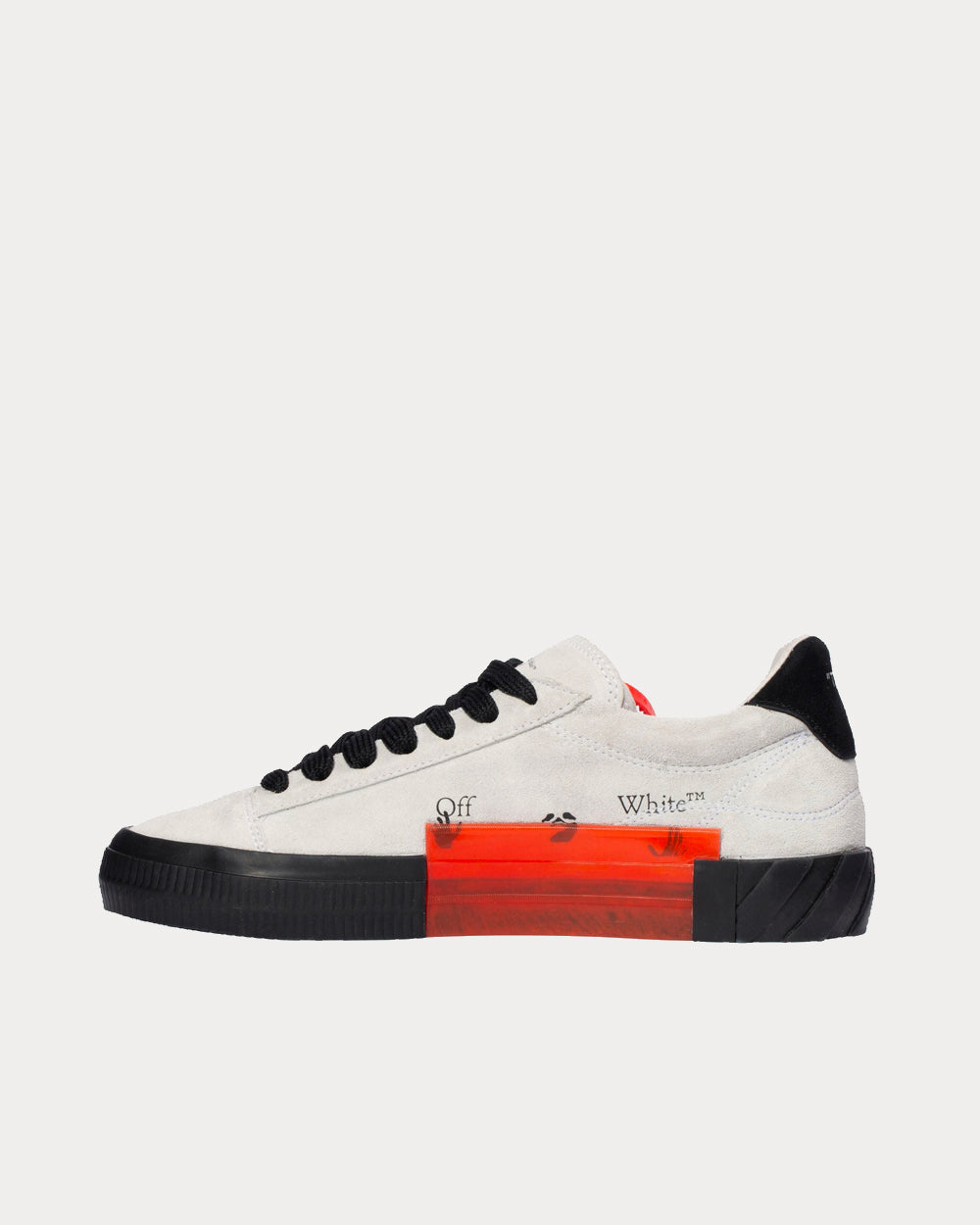 Off-White Low Vulcanized White / Black Low Top Sneakers - 3