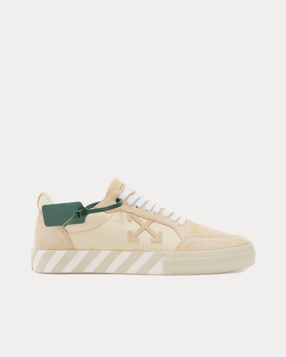 Off-White Low Vulcanized Beige / Beige Low Top Sneakers - 1