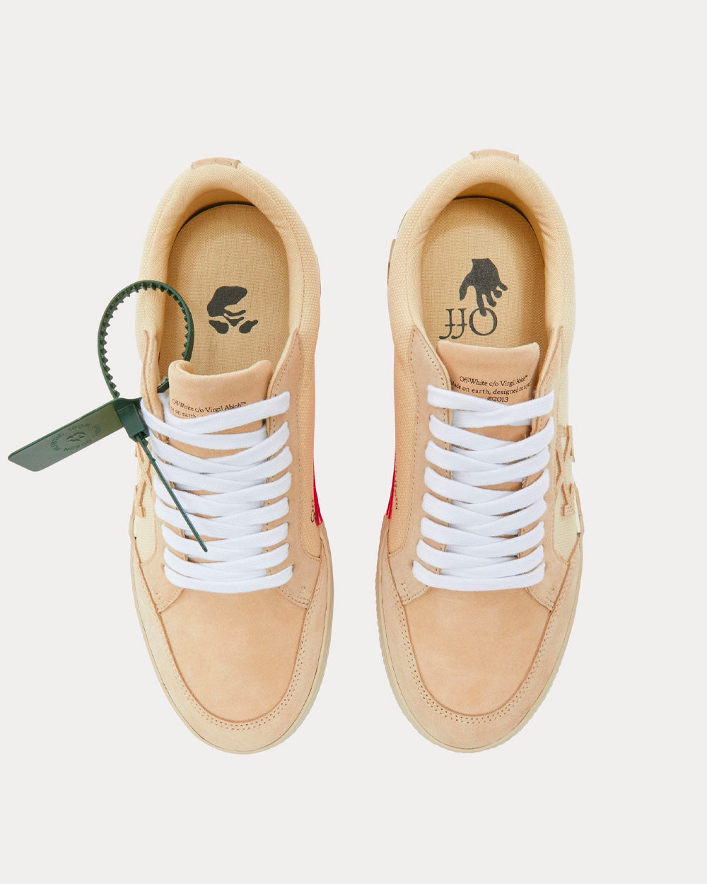 Off-White Low Vulcanized Beige / Beige Low Top Sneakers - 2