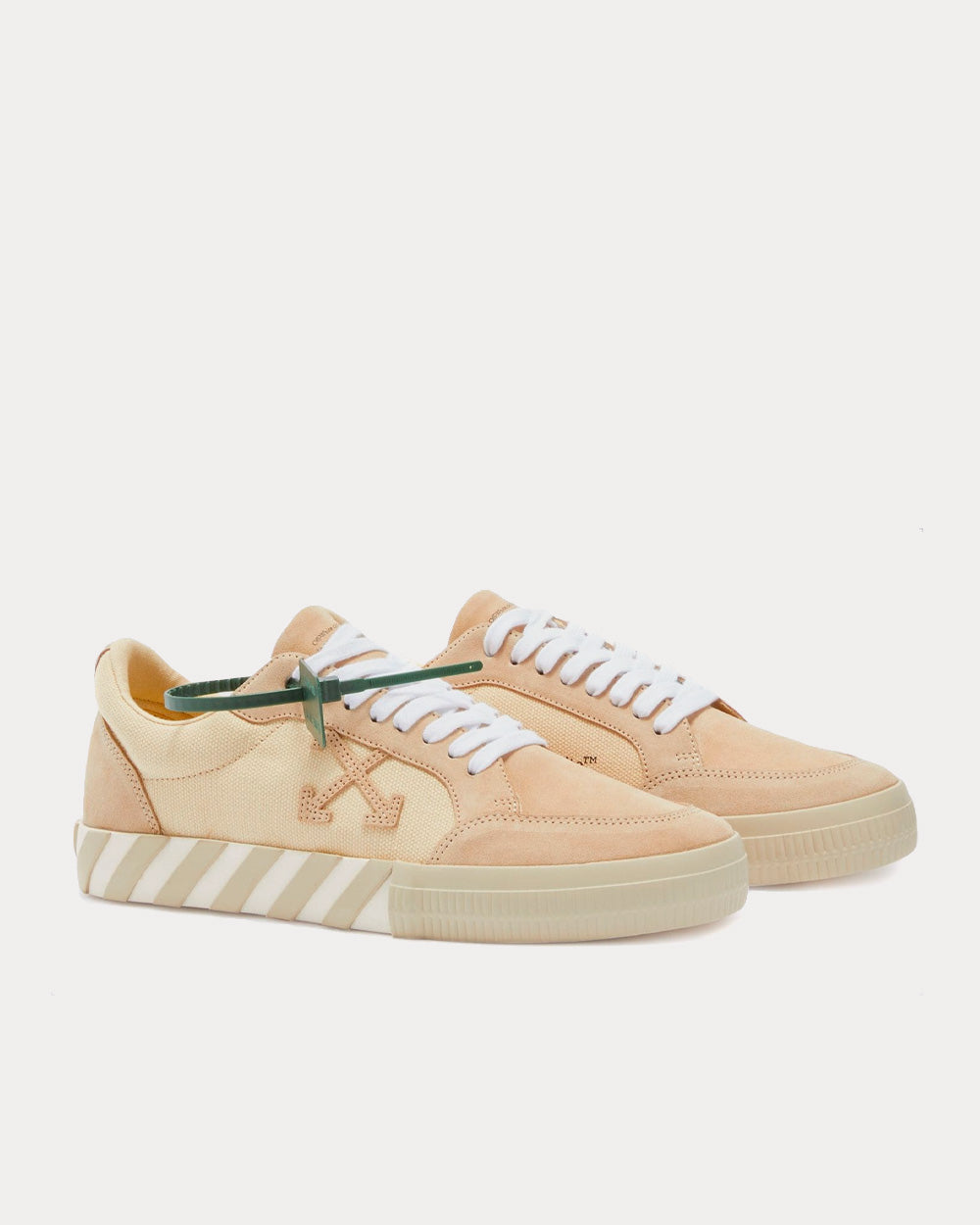 Off-White Low Vulcanized Beige / Beige Low Top Sneakers - 3