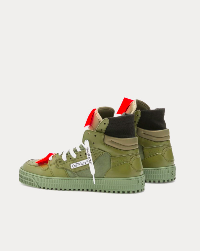 Off-White Off-Court 3.0 Military Green High Top Sneakers - 4