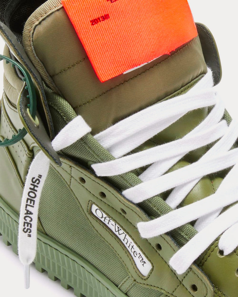 Off-White Off-Court 3.0 Military Green High Top Sneakers - 5