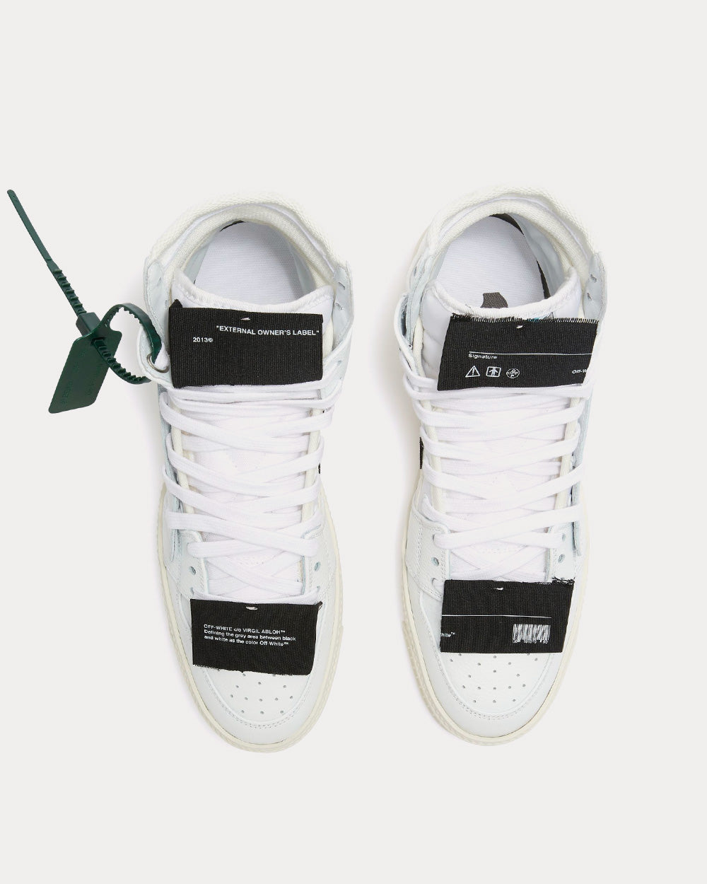 Off-White - Off-Court 3.0 White / Black High Top Sneakers