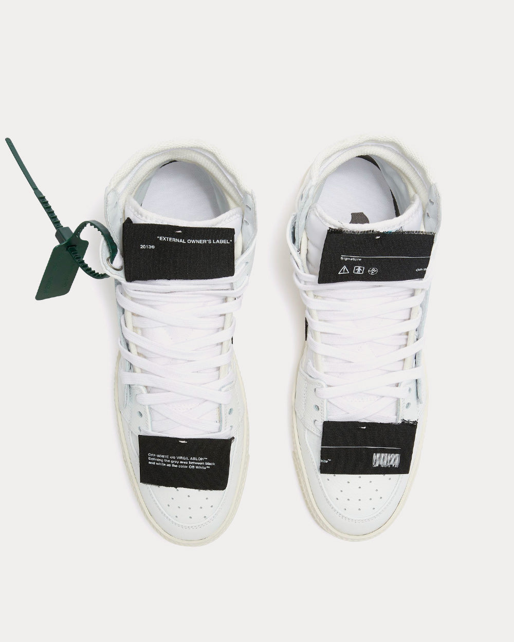 Off-White Off-Court 3.0 White / Black High Top Sneakers - 2