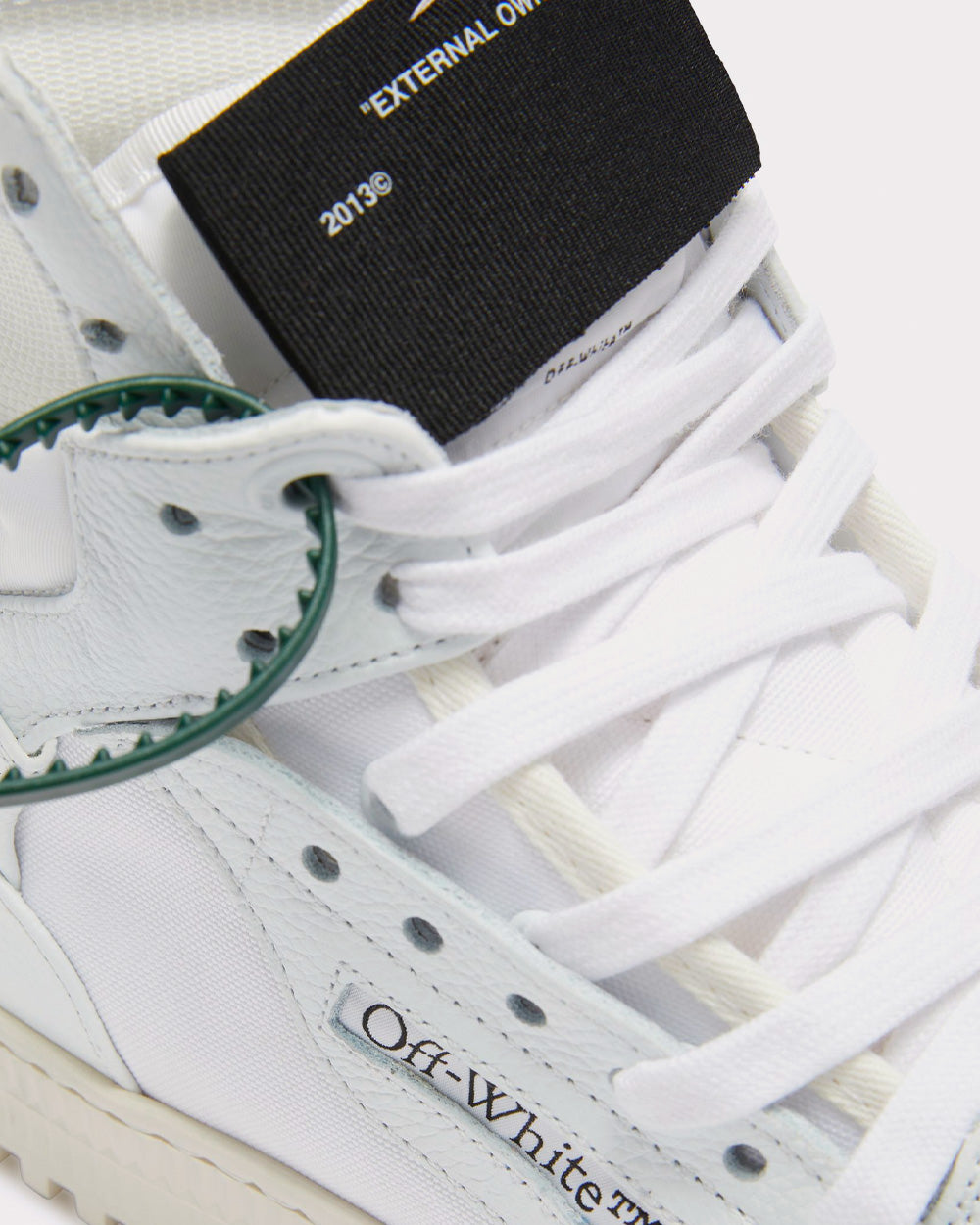 Off-White Off-Court 3.0 White / Black High Top Sneakers - 5