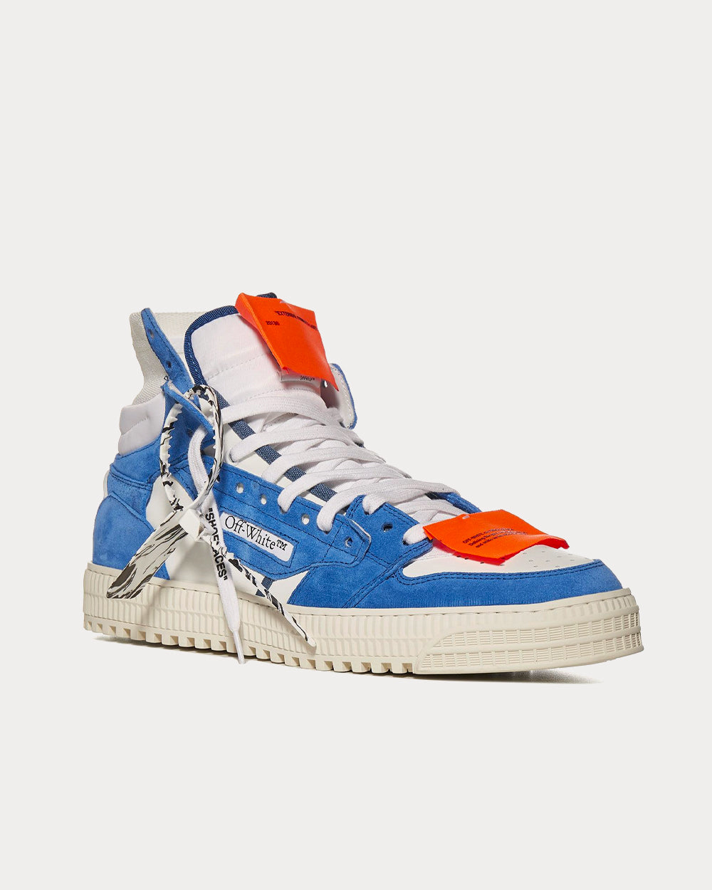 Off-White Off-Court 3.0 Blue / White High Top Sneakers - 2