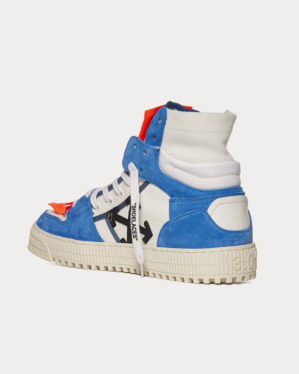 Off-White Off-Court 3.0 Blue / White High Top Sneakers - 3