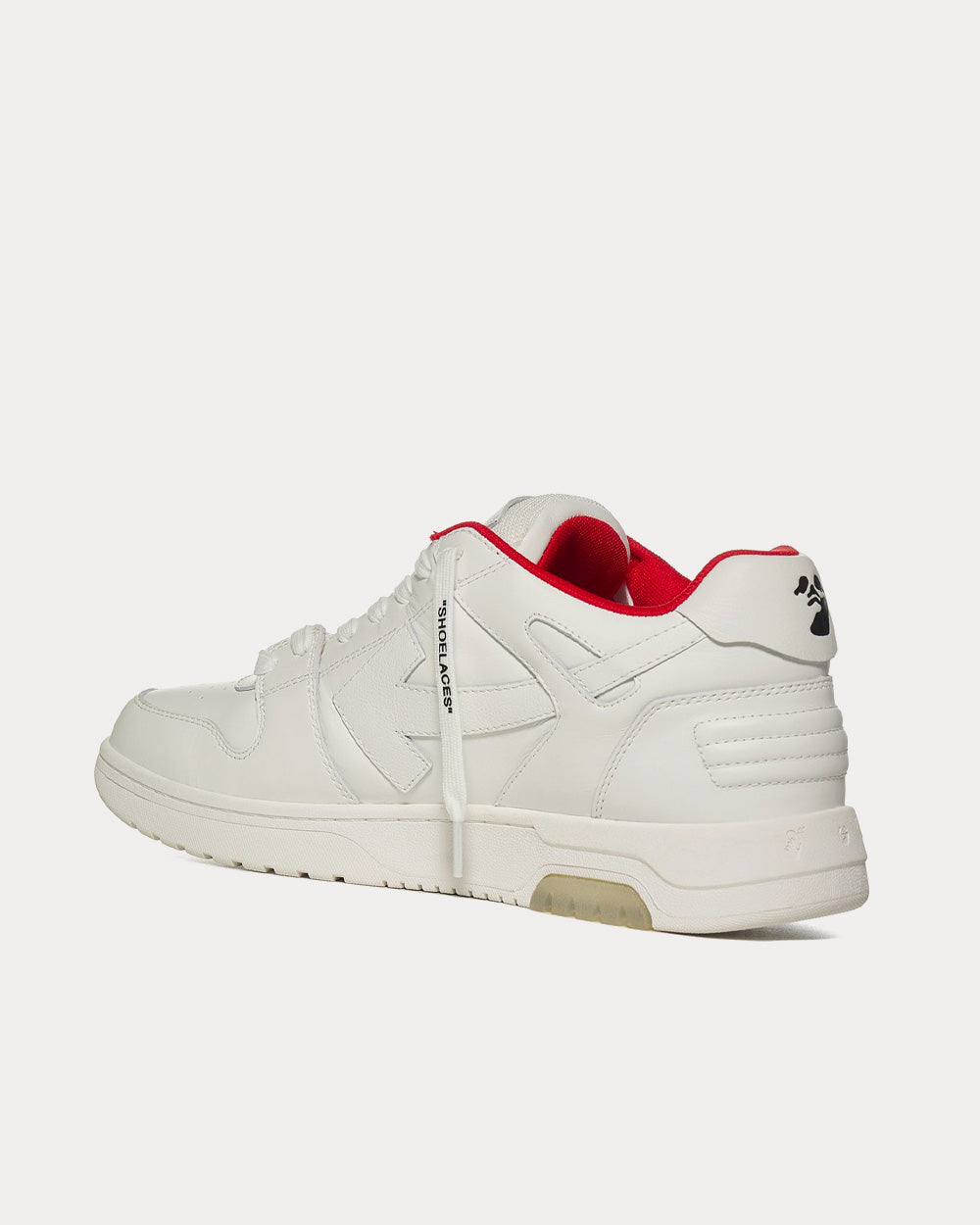 Off-White Out Of Office “ooo” Specials White / Red Low Top Sneakers - 3