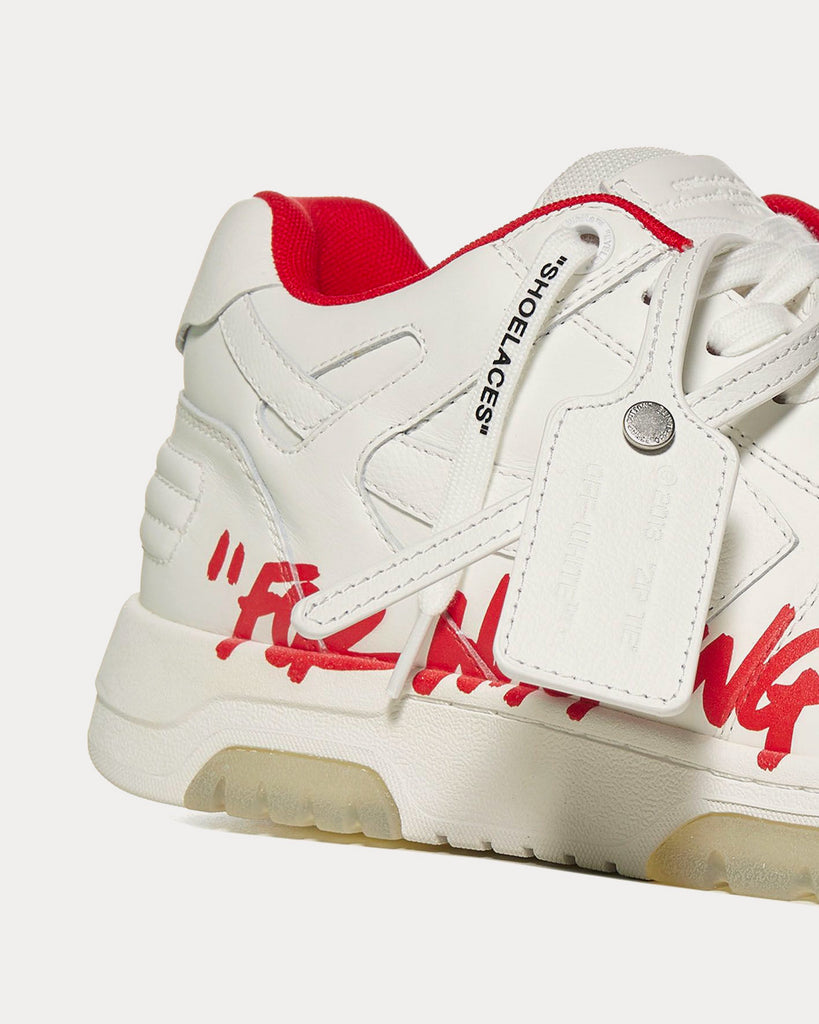 OFF-WHITE Out Of Office OOO Low Tops 2024 Lunar New Year Red White