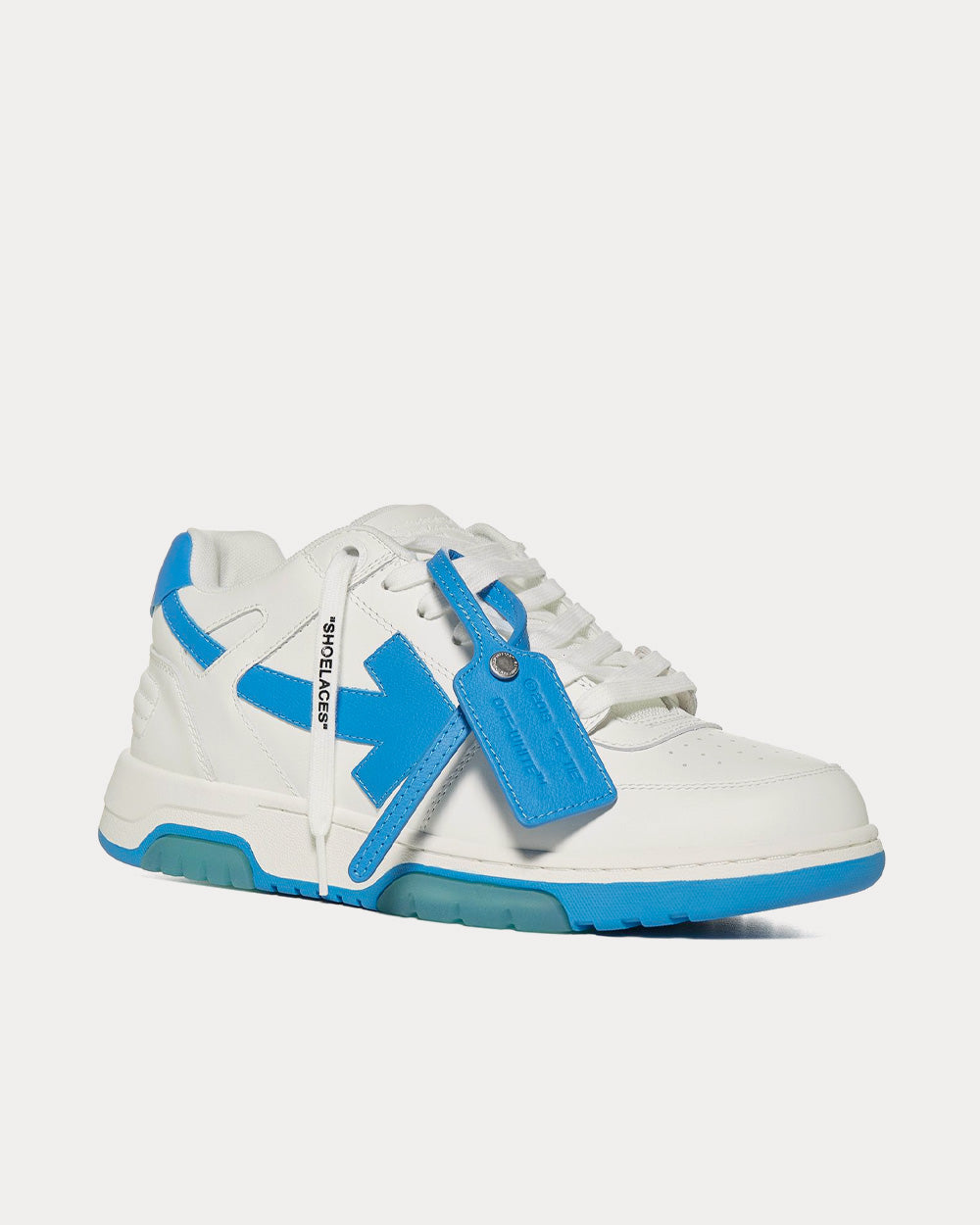 Off-White Out Of Office “ooo” White / Blue Low Top Sneakers - 2