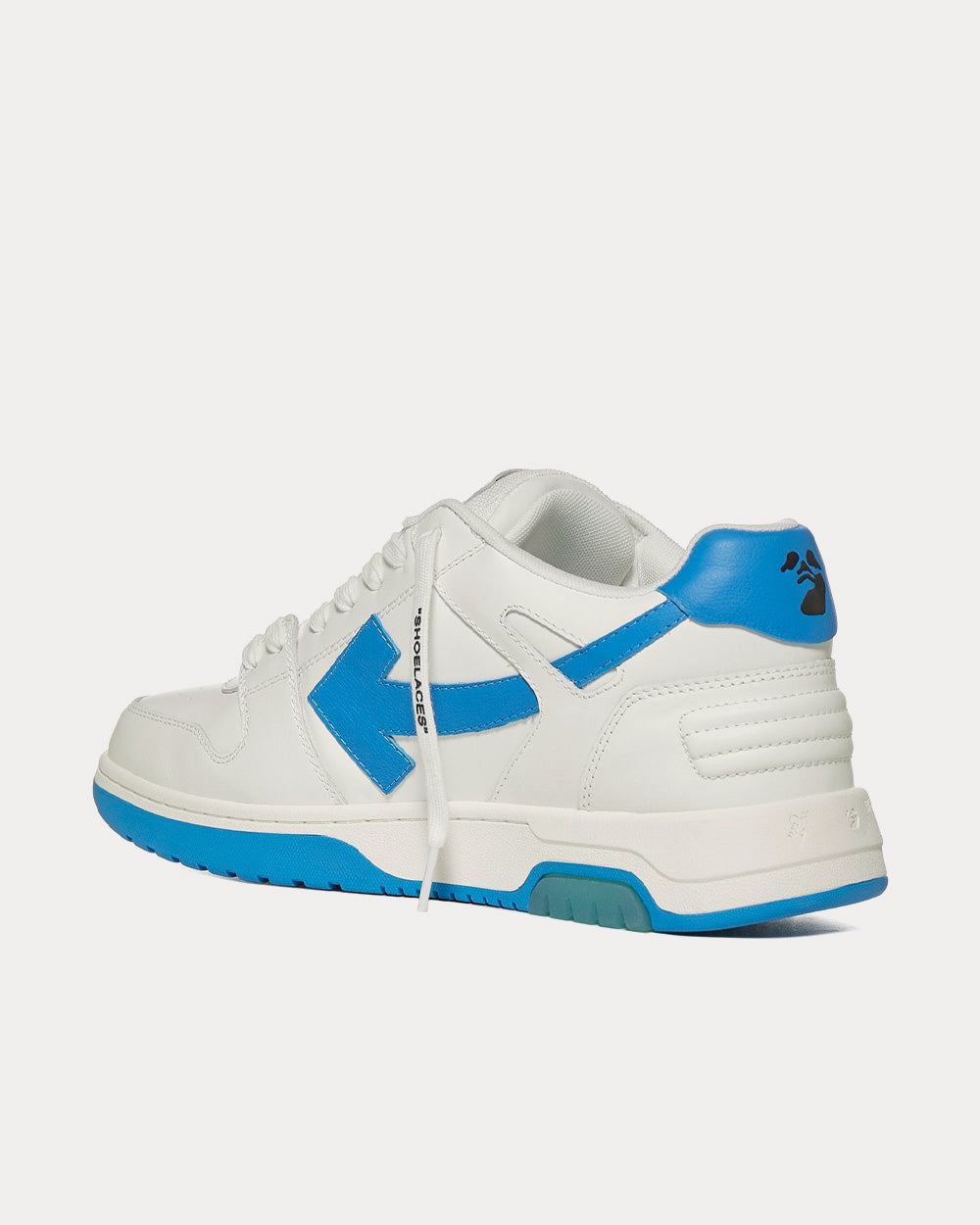 Off-White Out Of Office “ooo” White / Blue Low Top Sneakers - 3