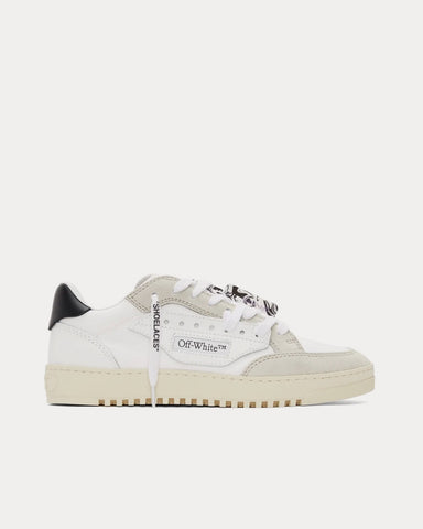 Off-White 5.0 Vulcanized White / Black Low Top Sneakers