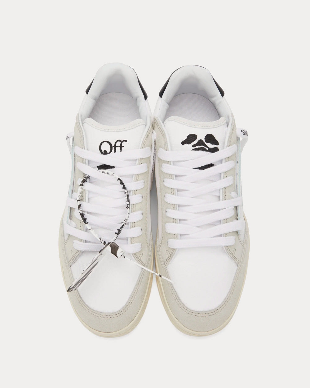 Off-White 5.0 Vulcanized White / Black Low Top Sneakers - 2