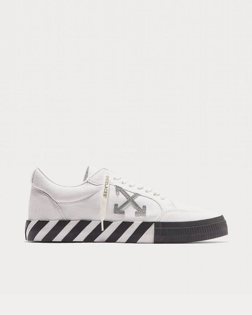 Off-White Low Vulcanized Leather White Black