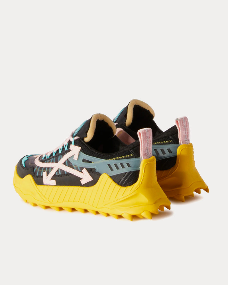 Off-White Odsy 1000 Black / Yellow / Pink Low Top Sneakers - 4