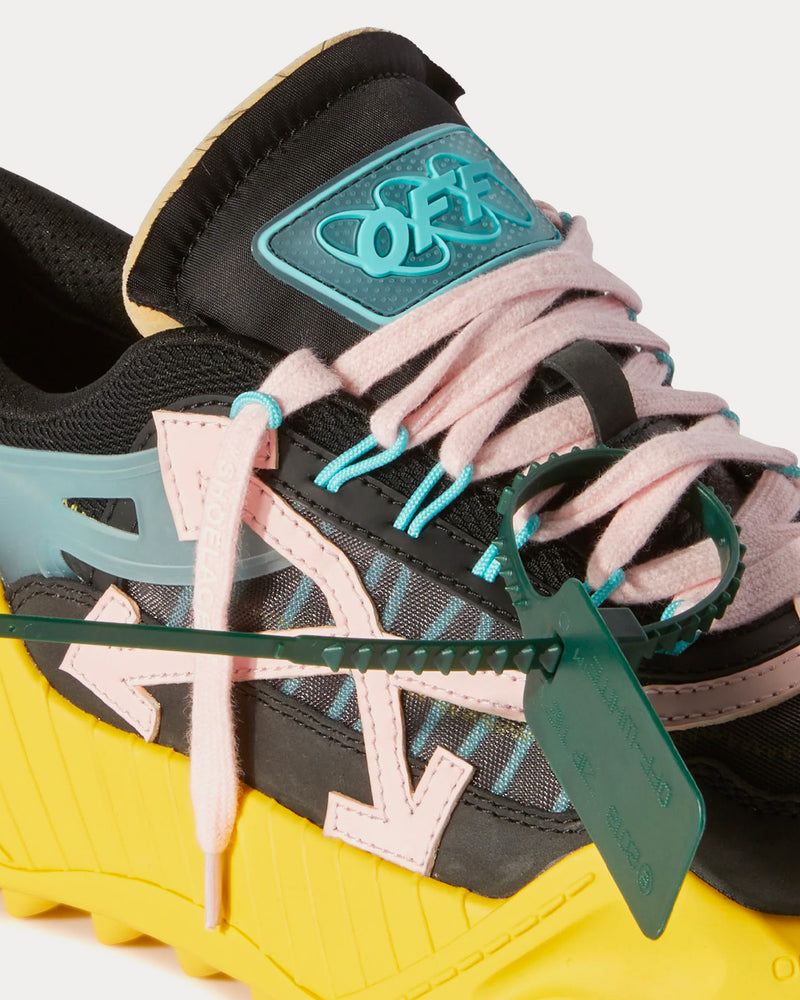 Off-White Odsy 1000 Black / Yellow / Pink Low Top Sneakers - 5