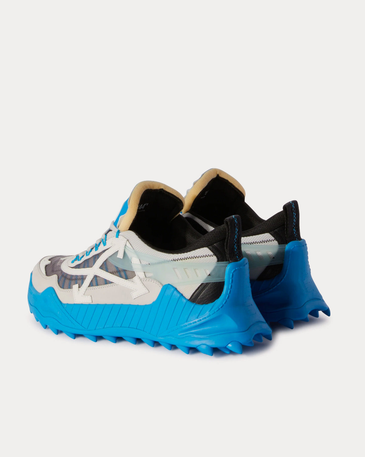 Off-White Odsy 1000 Dusty Blue / Grey / Black Low Top Sneakers - 4