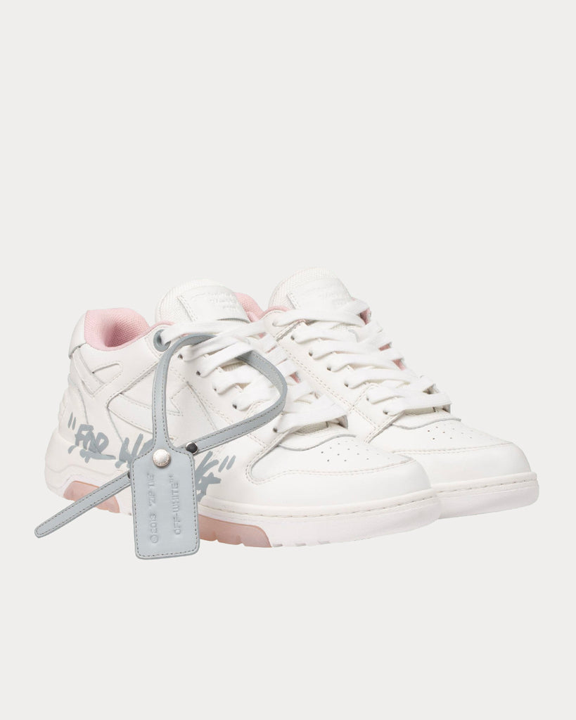 Off-White Out of Office OOO Low Tops White Pink (Women's)