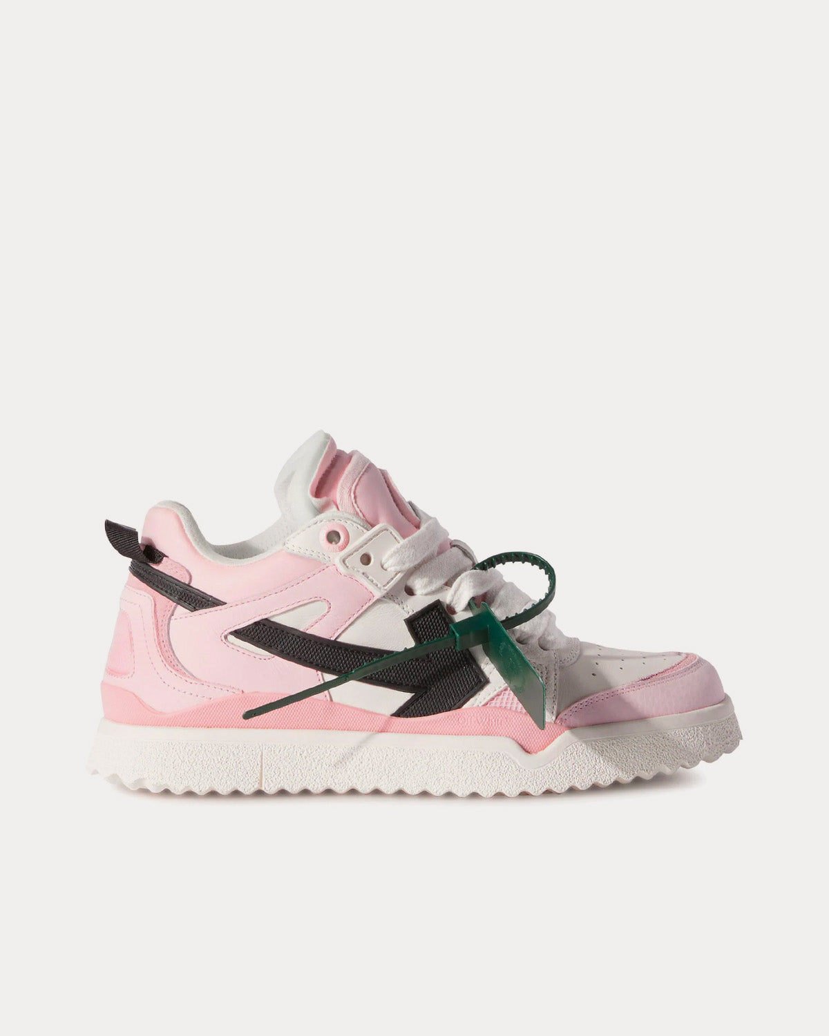 Off-White Puzzle Couture Pink / White / Black Low Top Sneakers - 1