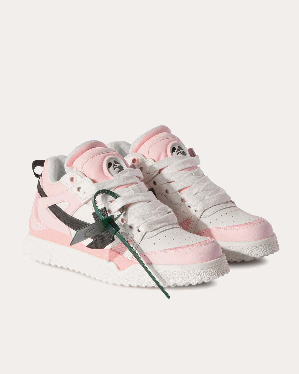 Off-White Puzzle Couture Pink / White / Black Low Top Sneakers - 3