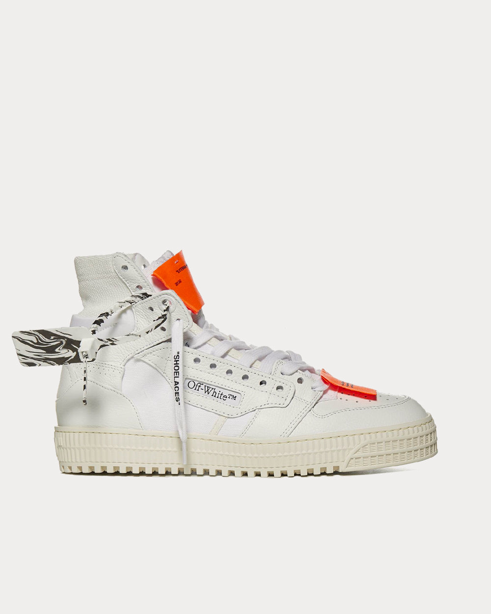 Off-White Off-Court 3.0 White / White High Top Sneakers - 1