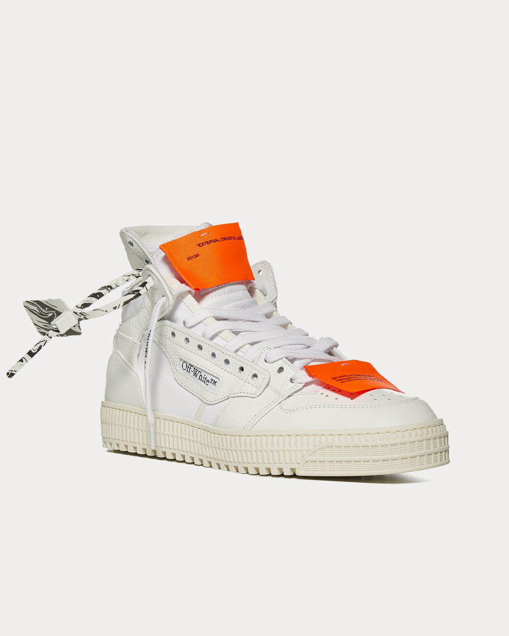 Off-White Off-Court 3.0 White / White High Top Sneakers - 2