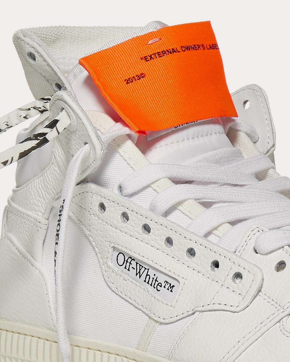 Off-White Off-Court 3.0 White / White High Top Sneakers - 4